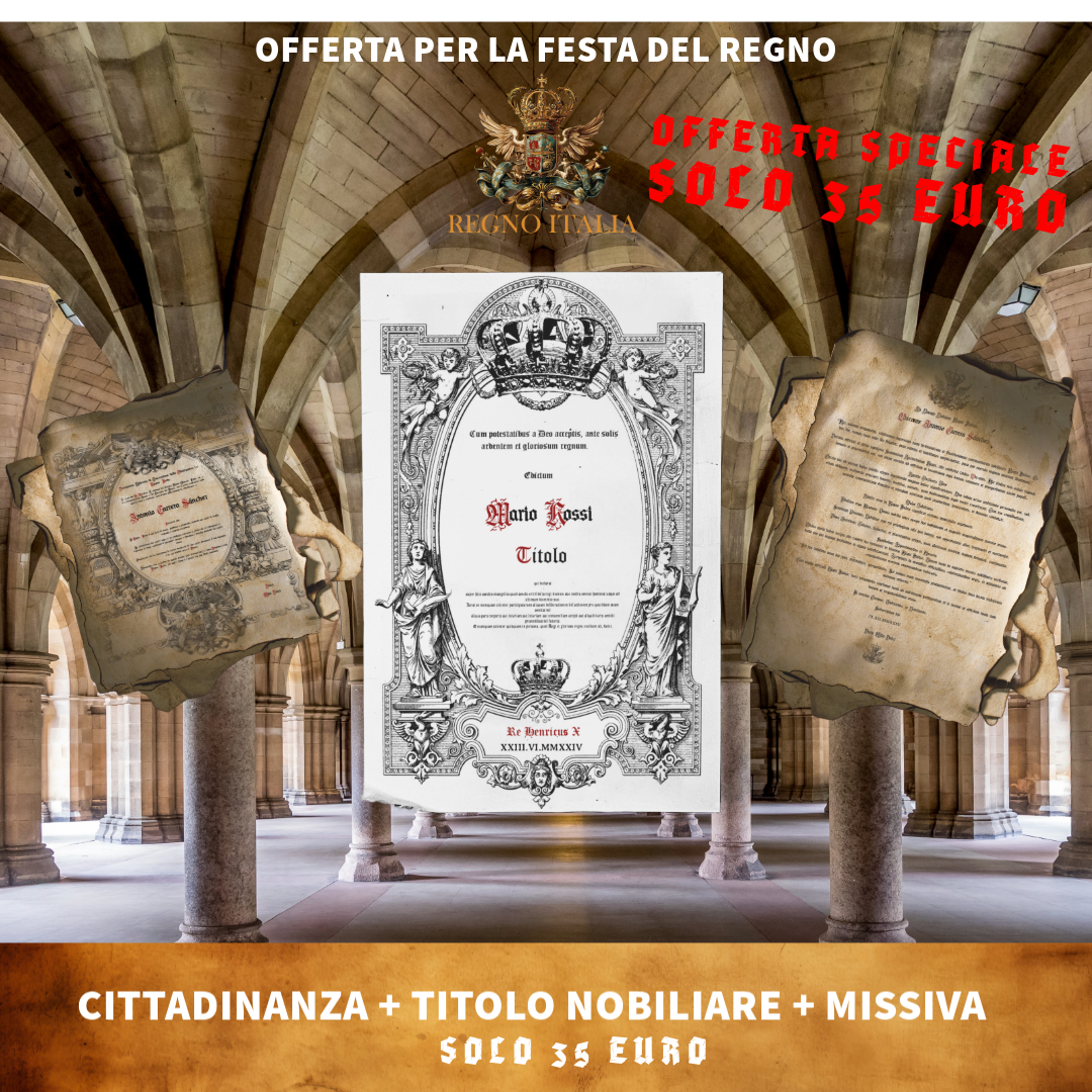 Pacchetto Nobiliare Ufficiale del Regno di Italia