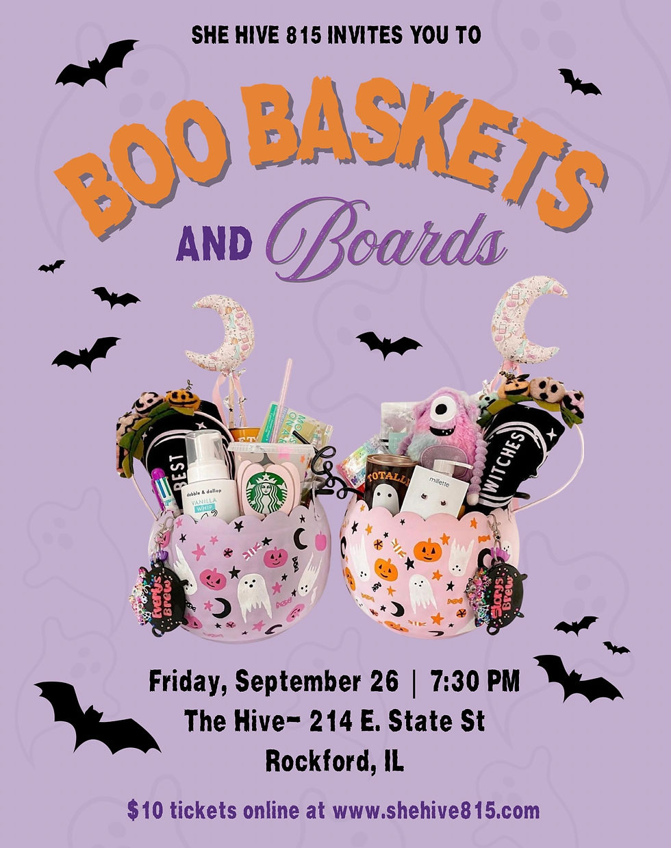 Boo Baskets & Boards