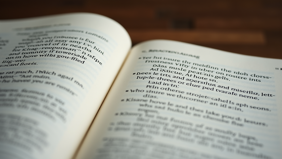 Close-up of a grammar workbook with highlighted rules