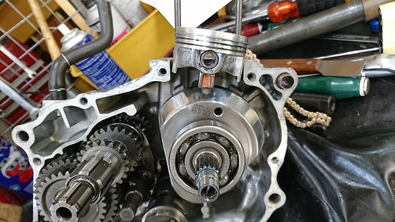 XR100 モタード 125ccエンジン完成
