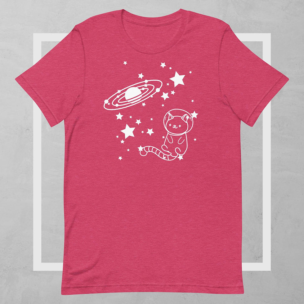 Thumbnail: Space Cat Unisex t-shirt