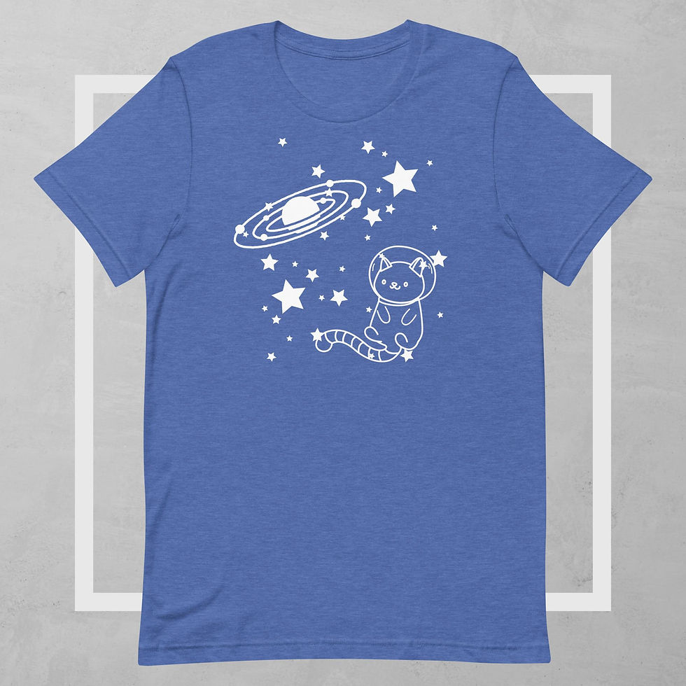 Thumbnail: Space Cat Unisex t-shirt