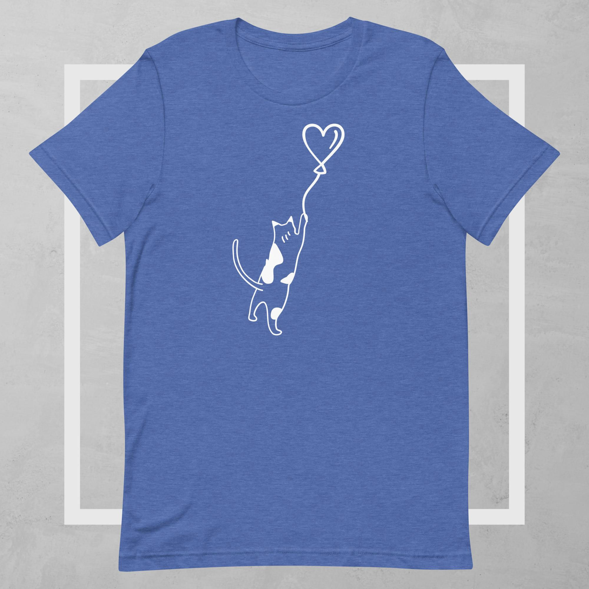 Cat Balloon Unisex t-shirt