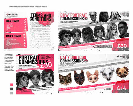 Commission Sheets