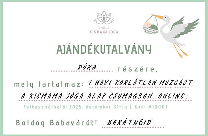 ajándék babaváró partira
