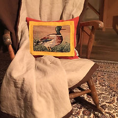 Gobelinkissen Ente