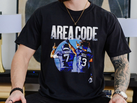 C.J. Stroud & Tank Dell Houston 7 13 shirt