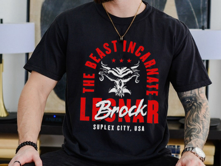 Brock Lesnar the beast incarnate Suplex city Usa logo shirt