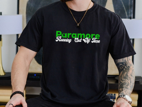 Stephen Curry paramore running out of time shirt