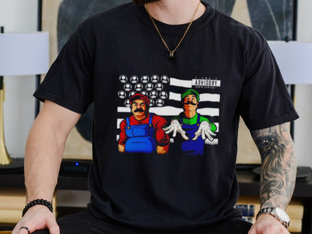 Mario and Luigi Outkast Stankonia Parody shirt