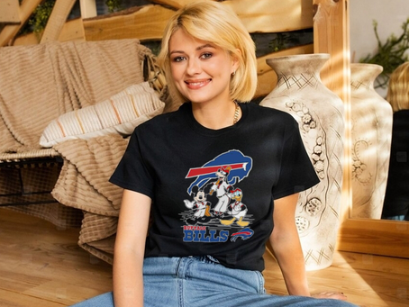 Mickey Mouse And Friends Baseball Buffalo Bills Logo 2023 Shirt
