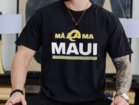 Los Angeles Rams X Maui Relief T Shirt