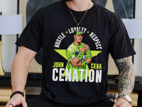 John Cena Cenation Superstars WWE Shirt