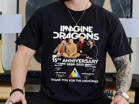 Imagine Dragons 15th anniversary 2008 2023 thank you for the memories shirt