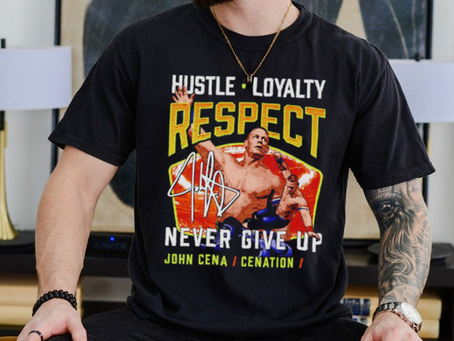 John Cena Cenation Respect Superstars WWE Shirt