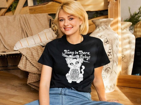 Night Channels Hang in there baby shirt