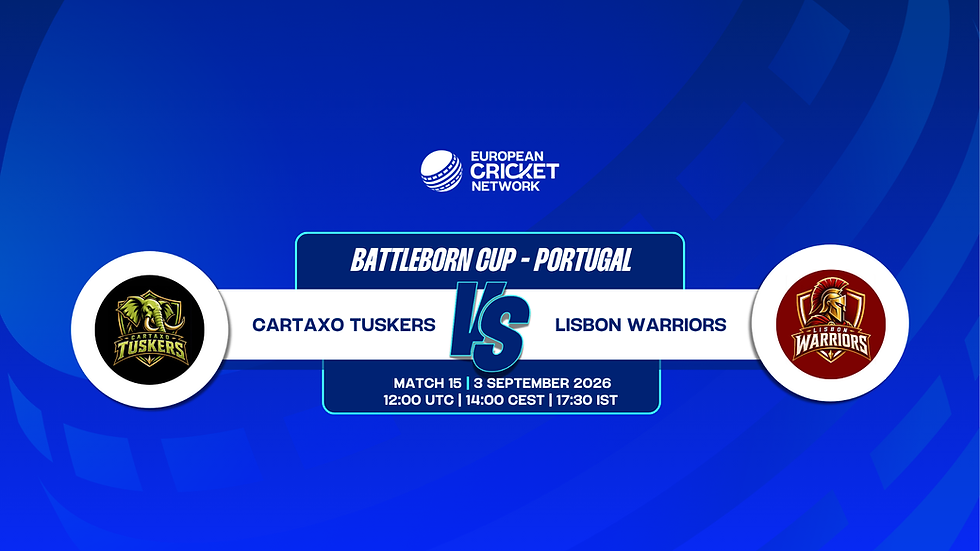 Cartaxo Tuskers vs Lisbon Warriors Preview: ECS Portugal, Battleborn Cup, 2026 Match 15 Sets Up Fresh T10 Rivalry