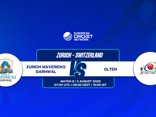 Zurich Mavericks Gahwal vs Olten: First-Ever Clash Lights Up ECS Switzerland, Zurich, 2026