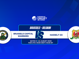 Brussels Capital Warriors vs Hasselt CC Preview: ECS Belgium (Premier), 2026 Match 3 Set for a Tight T10 Tussle