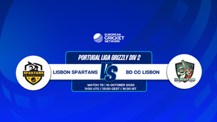 Lisbon Spartans vs BD CC Lisbon, Portugal Liga Grizzly Div 2, 2026: New Rivalry Begins in Santarem