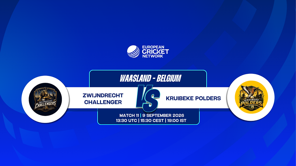 Zwijndrecht Challengers vs Kruibeke Polders Preview: First-Ever Clash at ECS Belgium, Waasland, 2026
