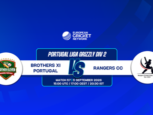Brothers XI Portugal vs Rangers CC Preview: Match 57 of Portugal Liga Grizzly Div 2, 2026
