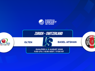 Olten vs Basel Afghan Preview: ECS Switzerland, Zurich, 2026 Brings a T10 Test in Embrach
