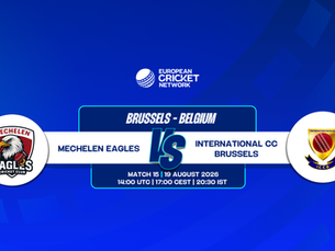 Mechelen Eagles vs International CC Brussels: ECS Belgium (Challenger), 2026 Match 15 Preview