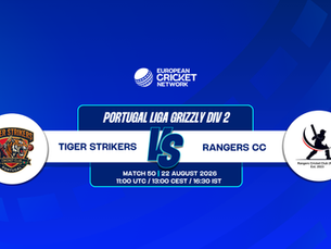 Tiger Strikers vs Rangers CC, Portugal Liga Grizzly Div 2, 2026: Rangers CC Carry the Statistical Edge in Match 50