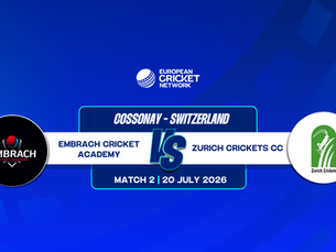 Embrach Cricket Academy vs Zurich Crickets CC, ECS Switzerland, Cossonay, 2026 Match Preview