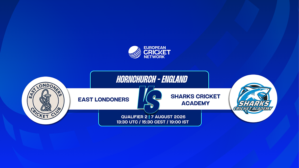 East Londoners VS Sharks Cricket Academy: ECS England, Hornchurch, 2026 Qualifier 2 Preview