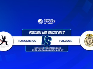 Rangers CC vs Falcoes, Portugal Liga Grizzly Div 2, 2026: Match 80 Preview