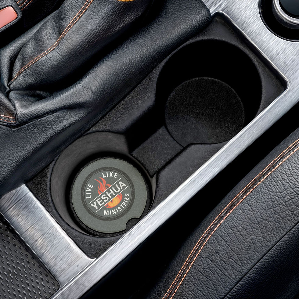 Thumbnail: LLY Soapstone Car Coaster - Gray