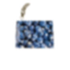 Lauren - Blue Lobster Small Wristlet (Back)