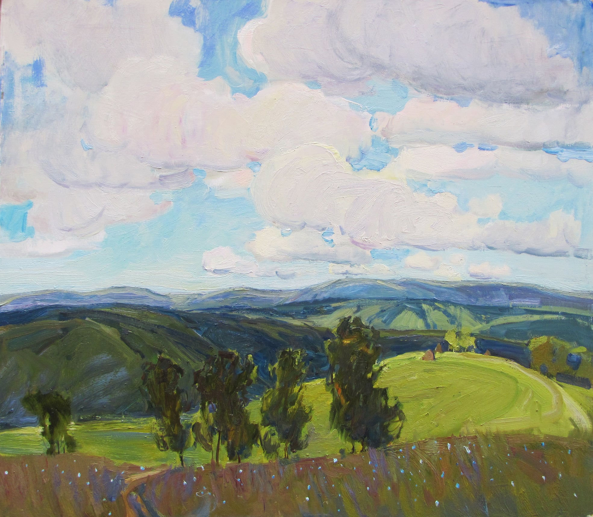 Dreaminess of the Mountains, 70x80, oil on canvas,