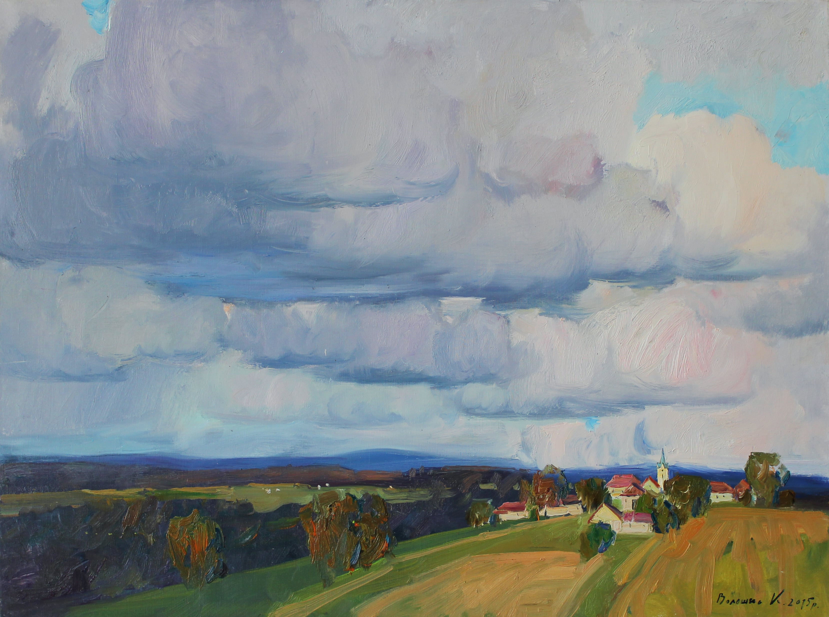 Voloshko Karina "The power of space", 60x80, canvas, oil, 2015