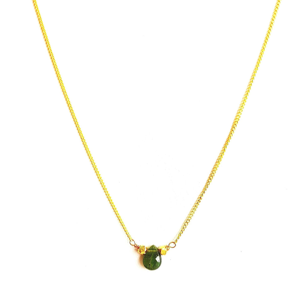 Thumbnail: Tourmaline Drop Necklace