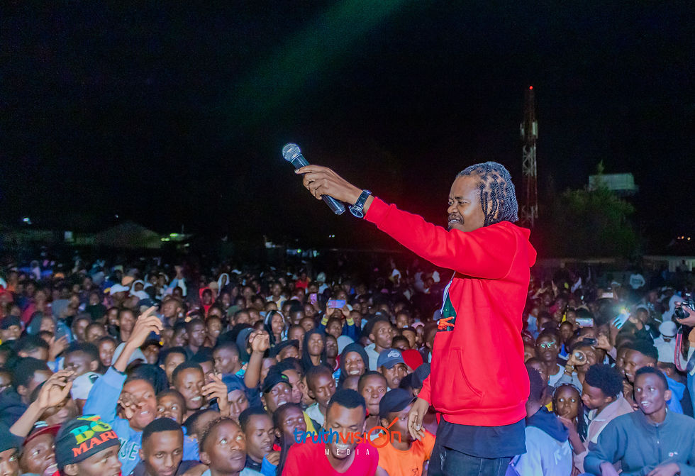Truthvision Media captures a performance for a large crowd.