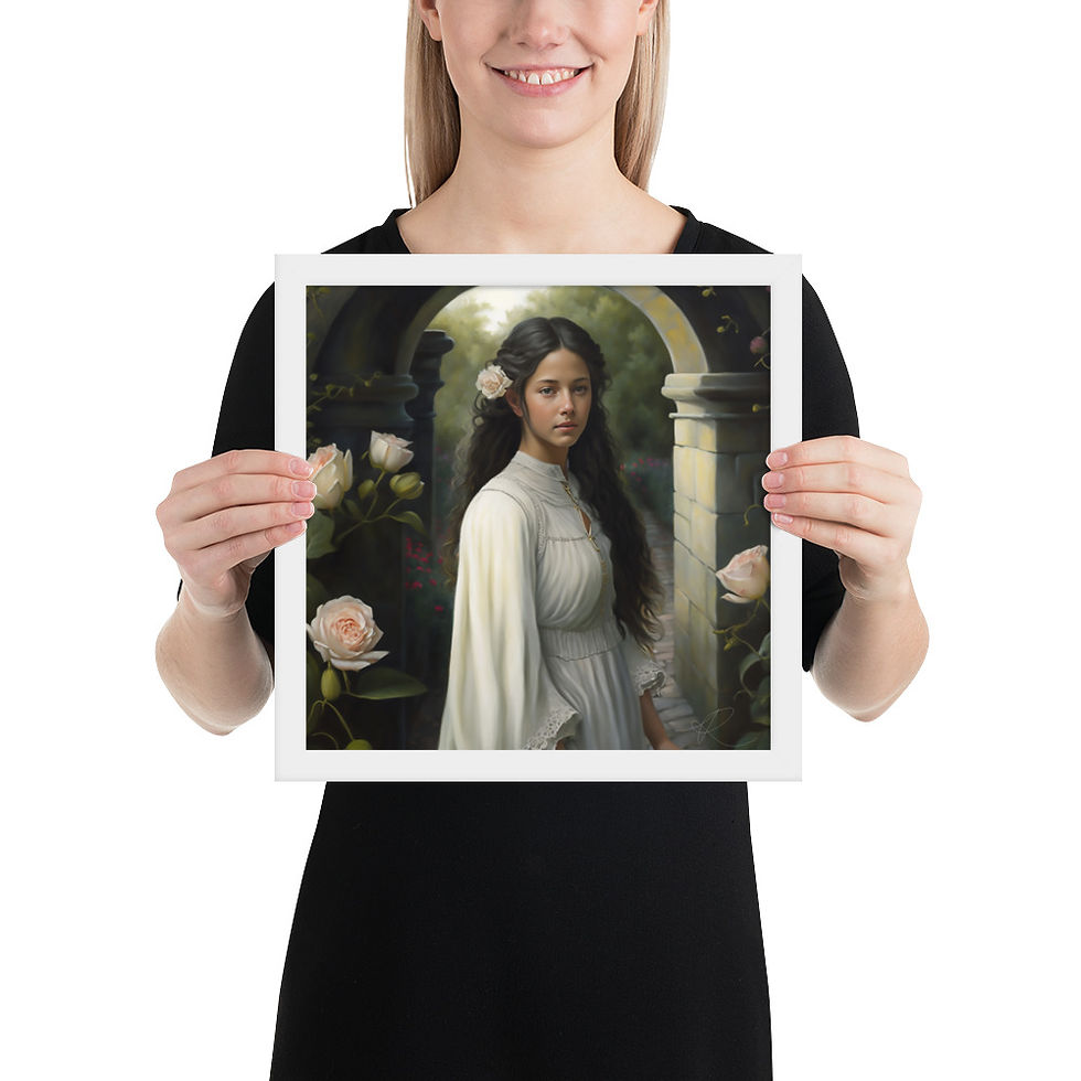 Thumbnail: The English Rose - Framed Wall Poster