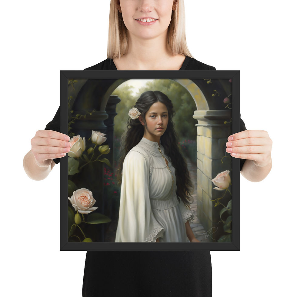 Thumbnail: The English Rose - Framed Wall Poster