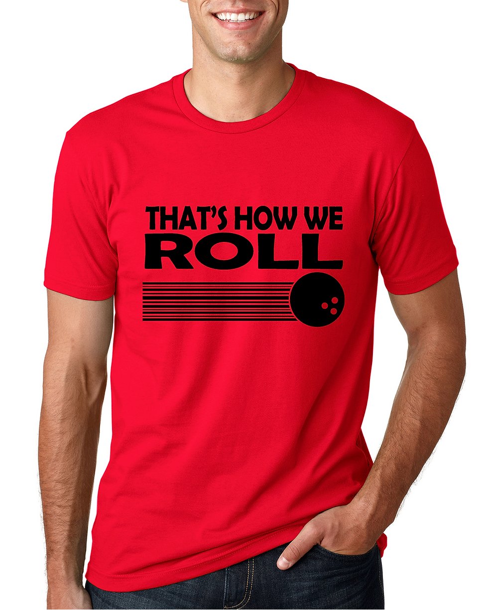 How We Roll Tee -Red
