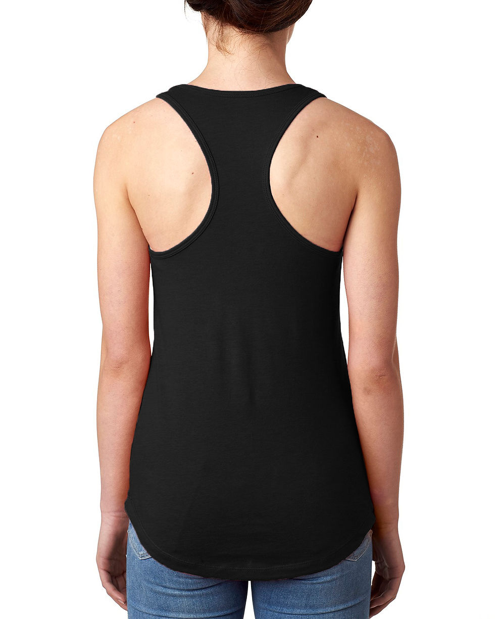 Thumbnail: Basic Racerback Tank Black Pink