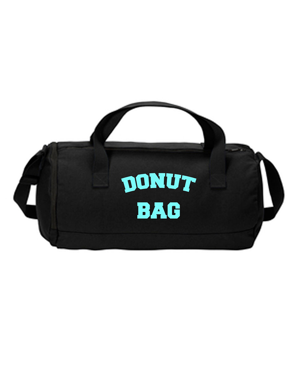 Donut Duffel Bag Black/Mint