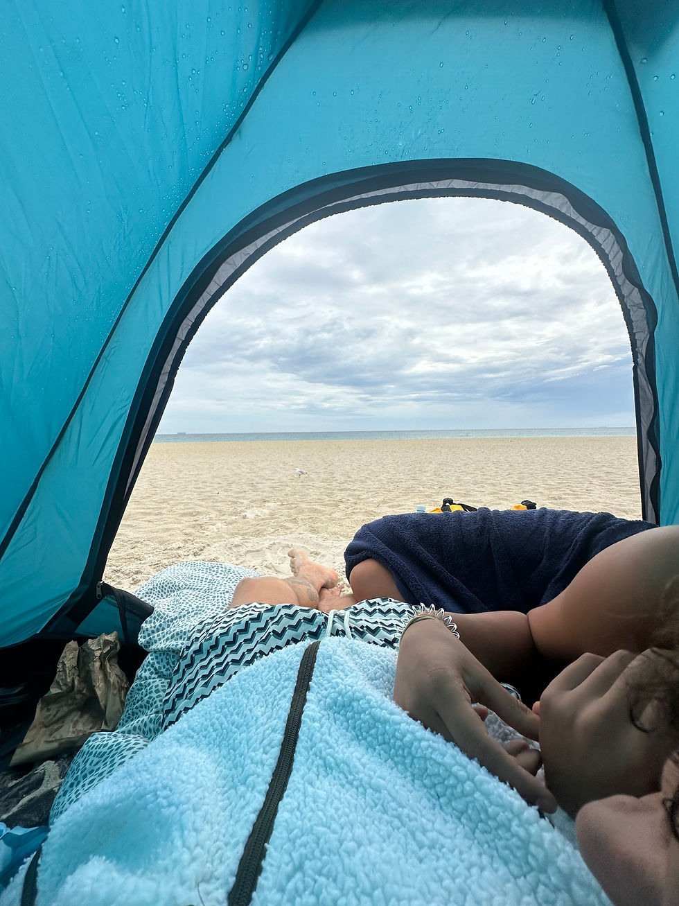 Camping on the Beach
