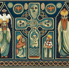liathroid cailligh Marianna Bruno visual artist illustrator illustration Artlink fort dunree the winnowing basket art trail Ireland irish folklore  mythology