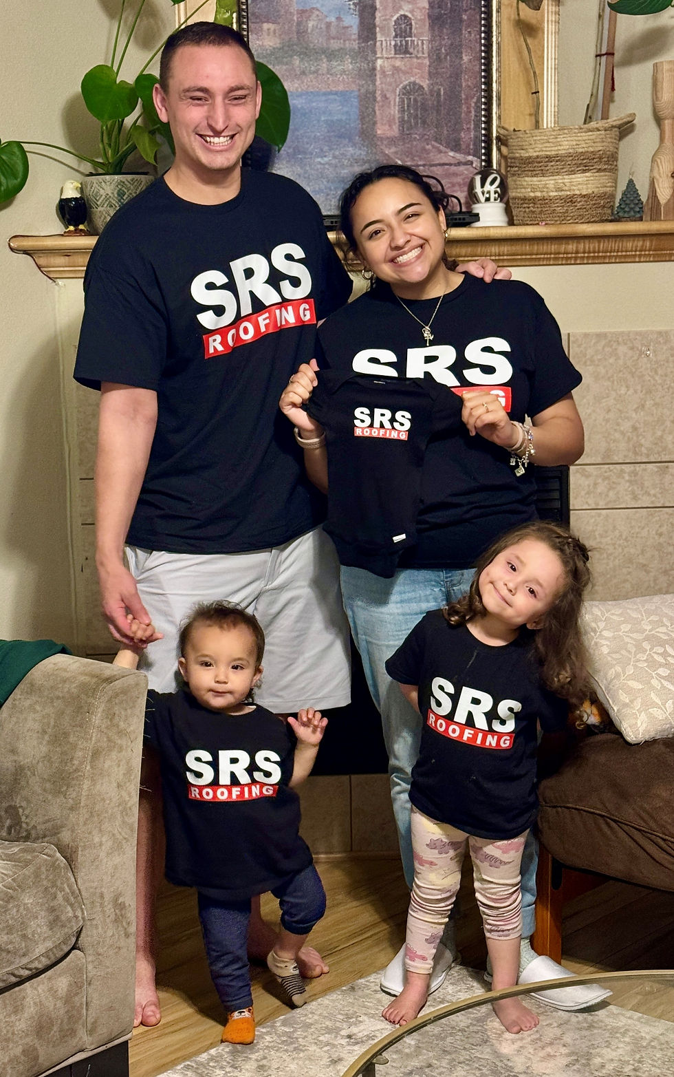 A Growing Family… and a Growing SRS Roofing Fan Base
