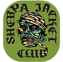 Sherpa Jacket Club Monster Sticker