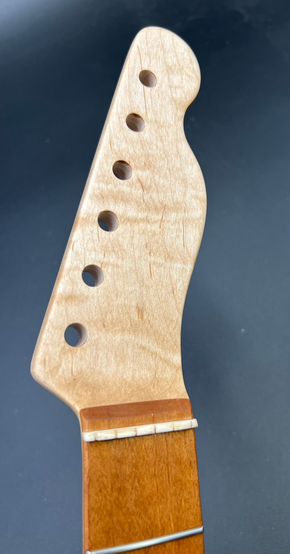 Thumbnail: Custom Inlay / Through Spoke Wheel /Glow Side /In Stock Guitar Necks / #PL-60265