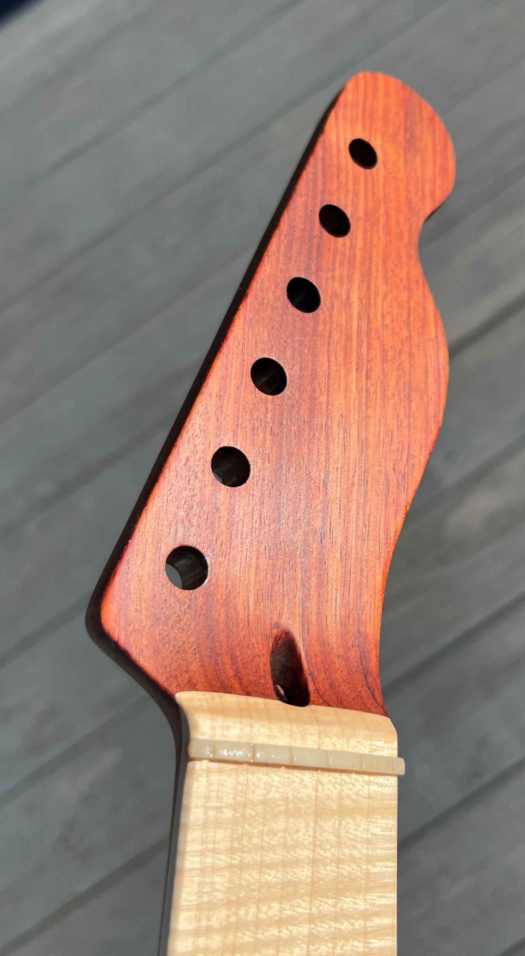 Parklane Guitar Neck Bubinga Quartersawn Flame Maple In Stock Guitar Necks