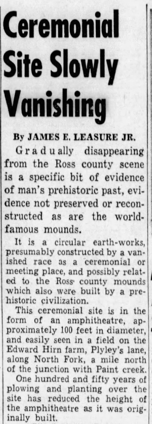 Steel Earthworks newspaper article